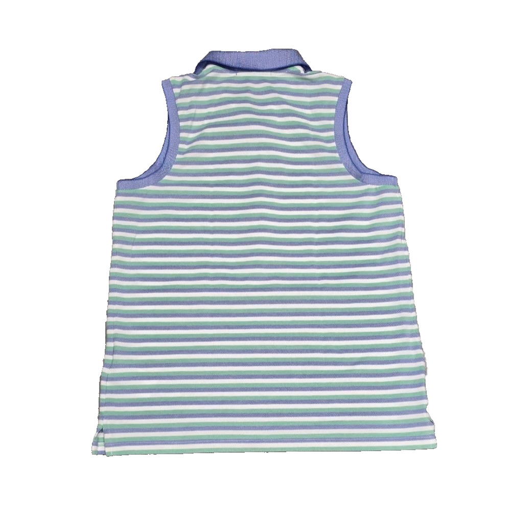 Polo Golf Ralph Lauren Top Women's Small Tailored Fit Striped Snap M A004955 - Picture 12 of 12